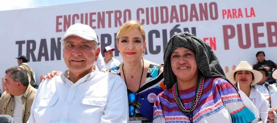 "Vamos por el camino seguro", dice Adán Augusto al inaugurar Boulevard Guardia Nacional en Acatzingo, Puebla