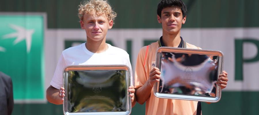 El mexicano Rodrigo Pacheco se corona campeón de dobles juvenil en el Roland Garros