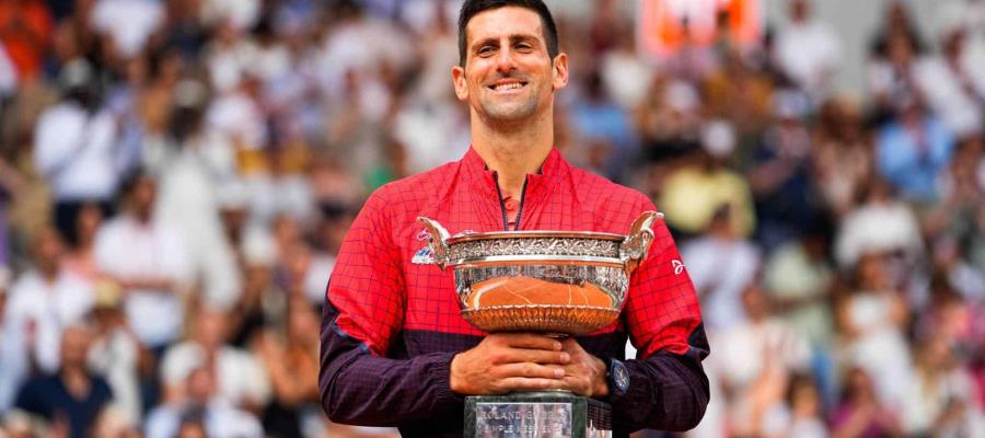 Djokovic, máximo ganador de Grand Slams luego de llevarse el Roland Garros