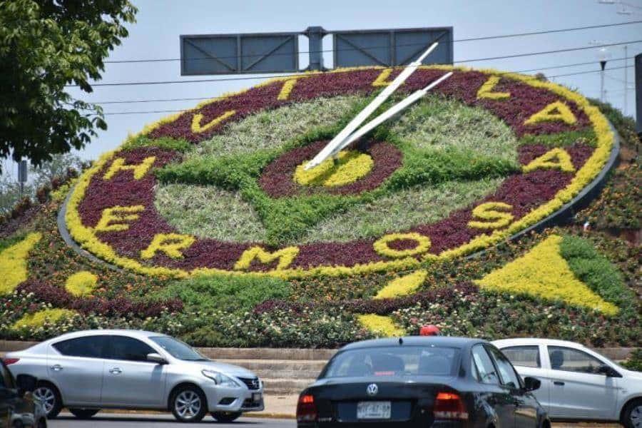 Nueva ubicación del reloj floral se definirá con Ayuntamiento de Centro dice gobierno