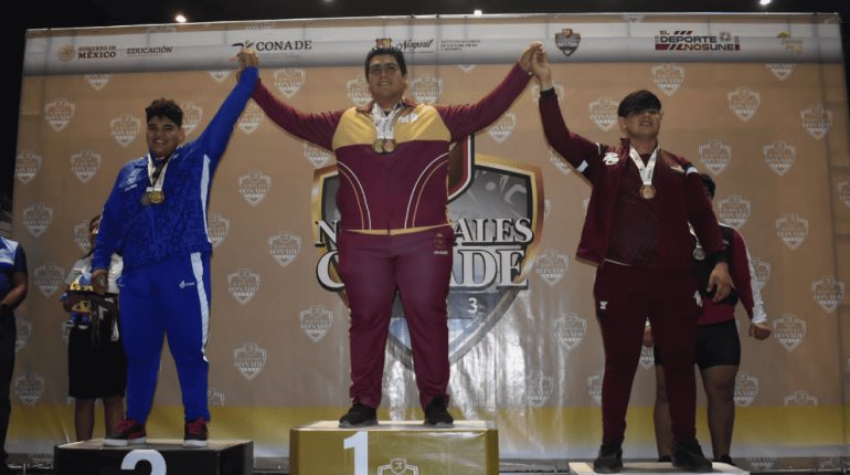 Logra Tabasco primera medalla de oro en Levantamiento de Pesas: suman 8 en la disciplina