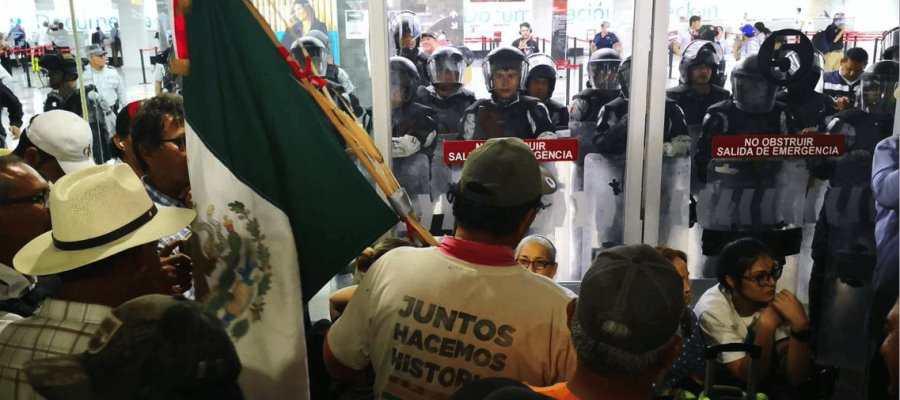 Reanuda operaciones aeropuerto de Culiacán tras bloqueo de campesinos