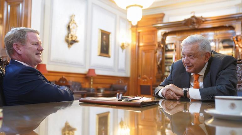 Recibe AMLO a embajador de Canadá en México; dialogan sobre Cumbre de América del Norte