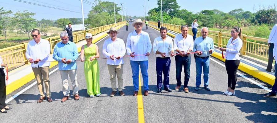 Inaugura Gobierno formalmente el puente La Sierra