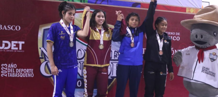 2da medalla de Oro para Tabasco; Luchas Asociadas sigue cosechando preseas