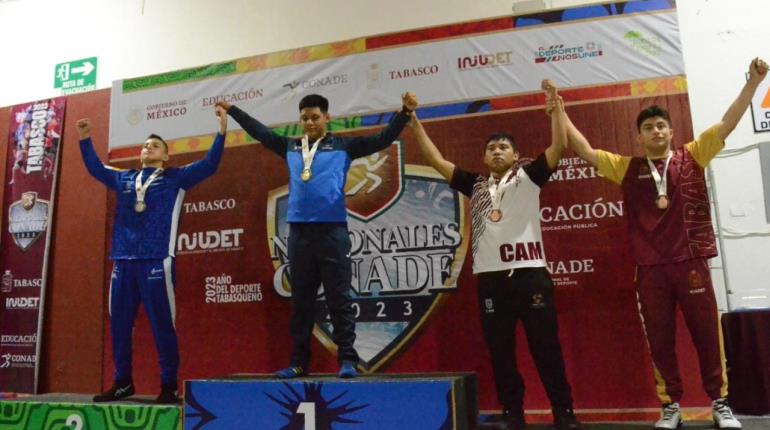 Luchas asociadas suman 2 medallas más para Tabasco en Juegos Conade 