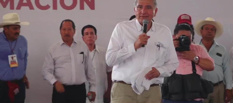 En Jalisco, pide Adán Augusto "piso parejo"... ¡para el pueblo!