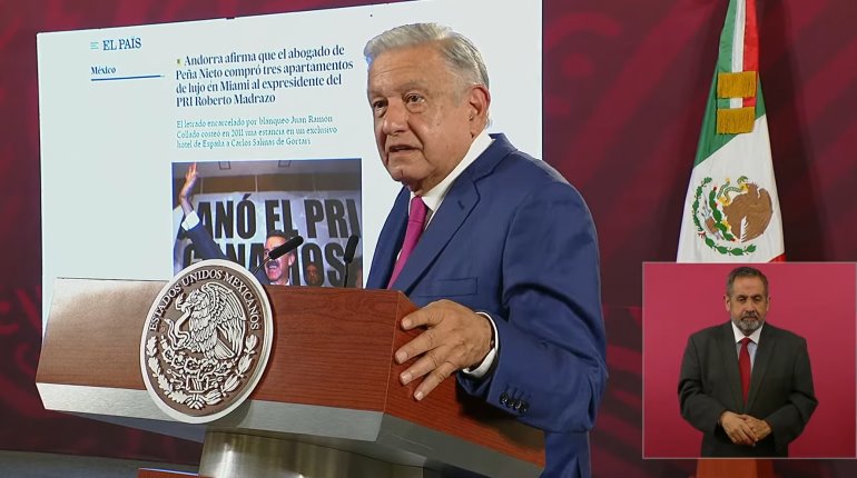 Exhibe AMLO supuesta compra de departamentos de lujo en Miami para Roberto Madrazo; este le pide dejar de mentir