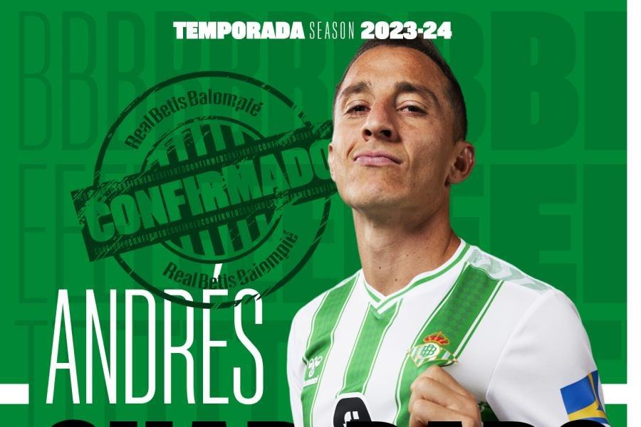 Guardado renueva contrato con el Betis por un año más