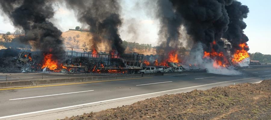 Carambola en Jalisco se pudo originar por quema de pastos; AMLO pide a la SICT investigar