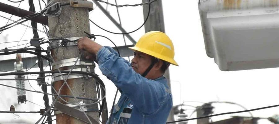 Teapa, Tacotalpa y Jalapa, sin luz el domingo, por trabajos de CFE 