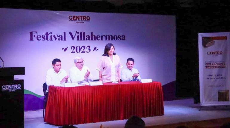 Inauguran primer encuentro ´Archivo e historia municipal´ en el Festival de Villahermosa 2023