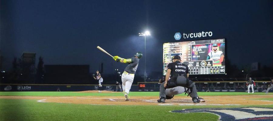 Con blanqueada, Bravos de León barre 4-0 a los Olmecas en su patio