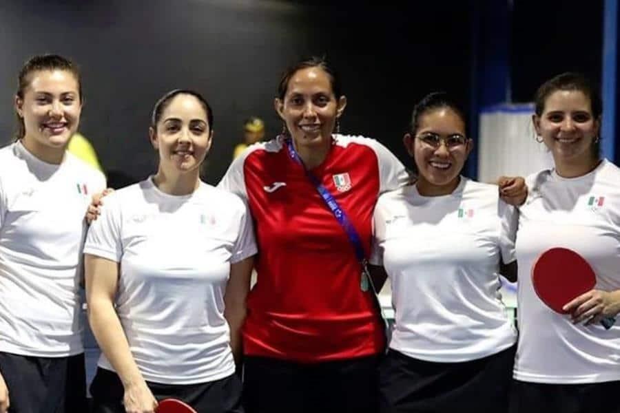 ¡Cayó la primera! Equipo femenil de tenis de mesa obtiene bronce para México en Juegos Centroamericanos