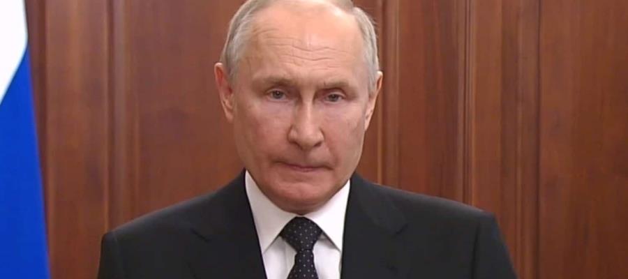 Califica Vladimir Putin como una puñalada por la espalda rebelión del grupo Wagner