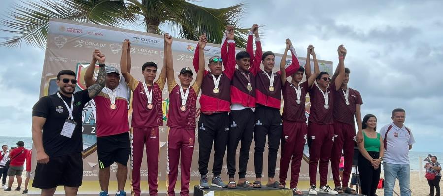 Karate y voleibol siguen cosechando medallas para Tabasco en Juegos Conade 2023