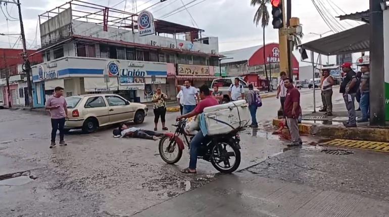 Atropellan a dos hombres en el Centro de Cárdenas, ambos presentan fracturas