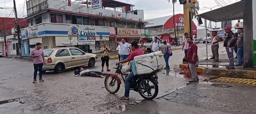 Atropellan a dos hombres en el Centro de Cárdenas, ambos presentan fracturas