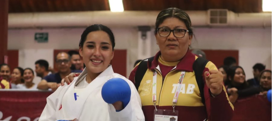 Tabasco supera medallero de edición pasada Conade; suman 2 preseas más en Karate