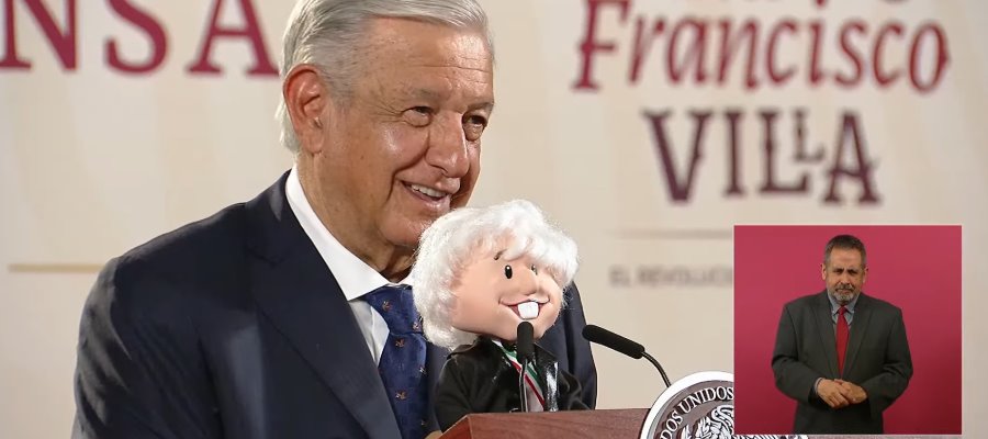 Presume AMLO al ´AMLITO´ que dice frases como "me canso ganso"