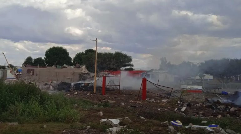 Explosión de polvorín deja al menos 9 heridos en Tultepec, Edomex