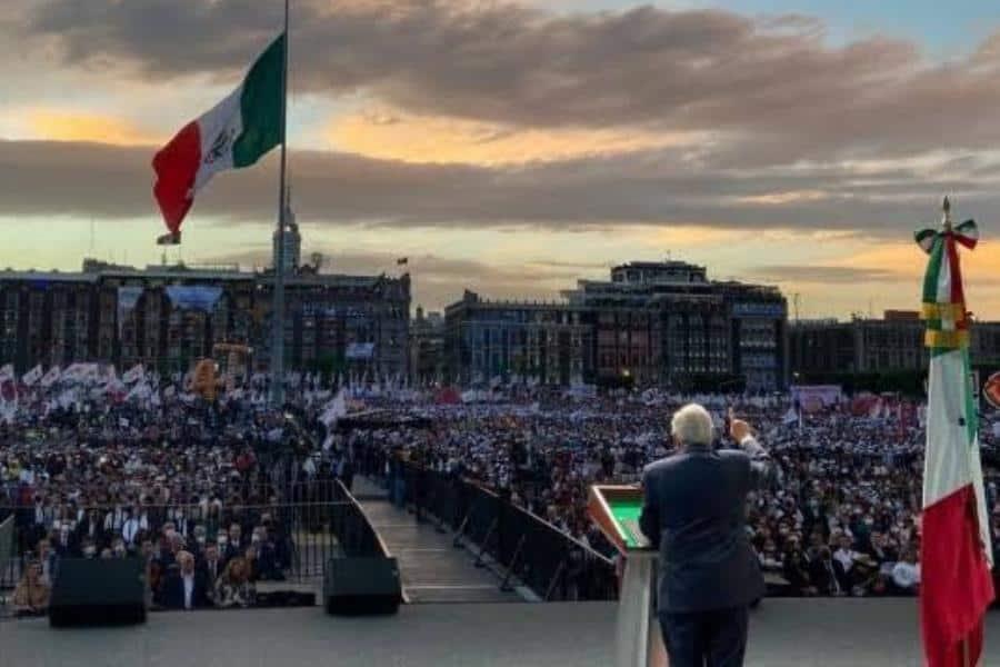 Se la van a pasar "requetebién" en festejo del 1 de julio en el Zócalo: Obrador