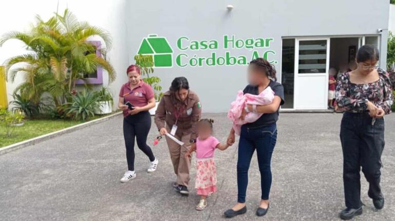 Darán residencia permanente a familia migrante de bebé nacida en autobús en Veracruz