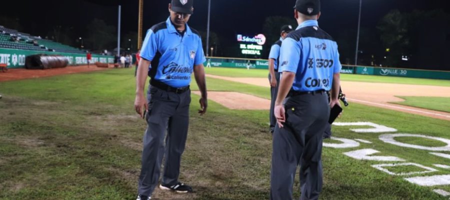 Por lluvia y condiciones del terreno de juego, cancelan serie completa entre Guerreros y Olmecas en el Centenario