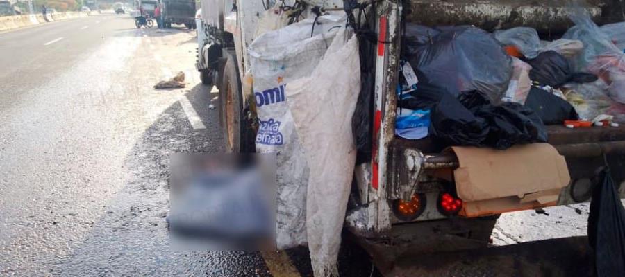 Tráiler atropella y mata a trabajador de limpia en Medellín y Pigua