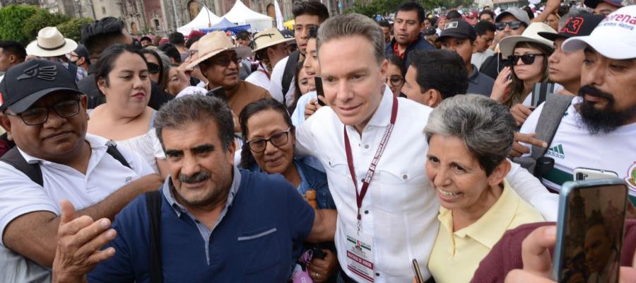 "Si le va bien al presidente, le va bien a todos, dice Manuel Velasco