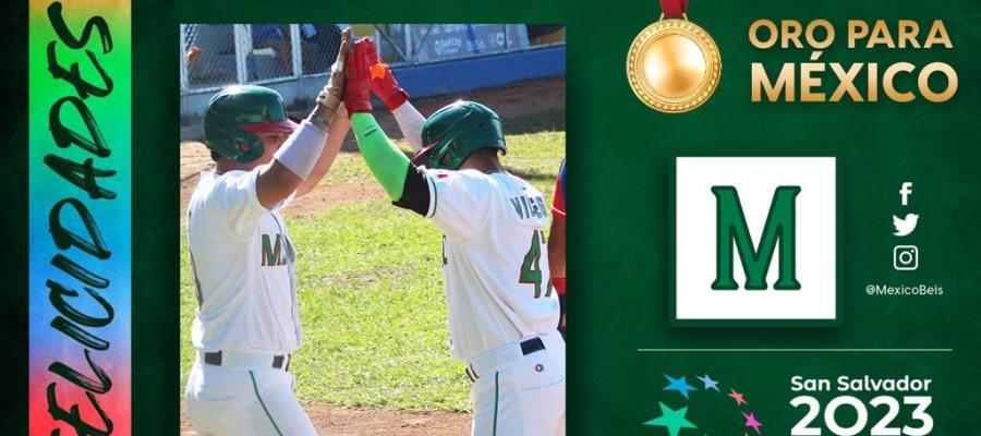 México obtiene Oro en beisbol en Centroamericanos... sin jugar