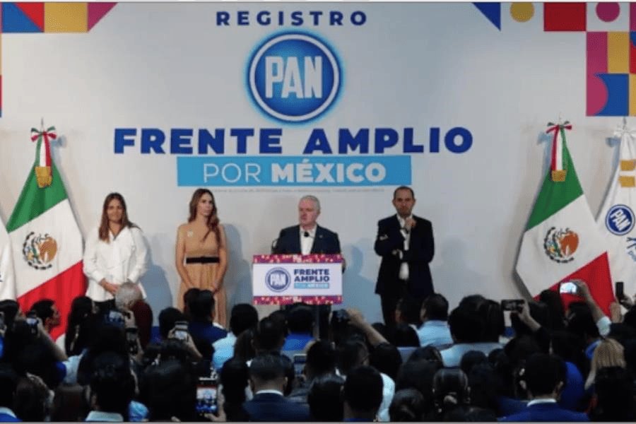 Oficializa Creel su registro como aspirante al Frente Amplio por México