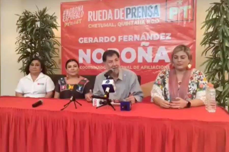 Destaca Noroña que aunque no lo contemplaban en encuestas de "corcholatas", ahora figura en el tercer y cuarto lugar