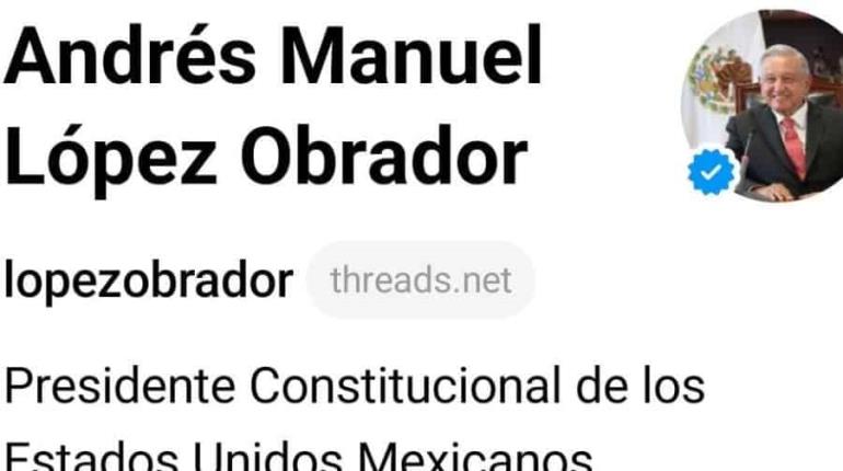 AMLO y las "corcholatas" se suman a la nueva red social Threads