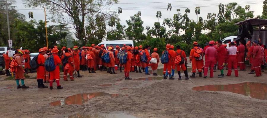 Trabajadores de Sinopec en Nacajuca se declaran de brazos caídos