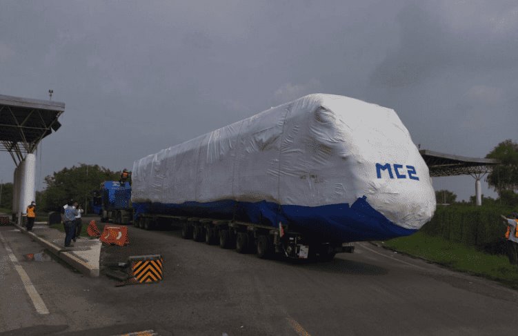 Cruza por Tabasco primer convoy del Tren Maya, sigue ruta hacia Cancún