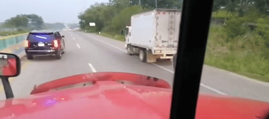 Intentan robar tráiler en la Villahermosa-Macuspana