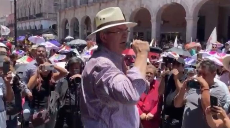 Ebrard promete mejorar seguridad en Guanajuato con su programa A.N.G.E.L