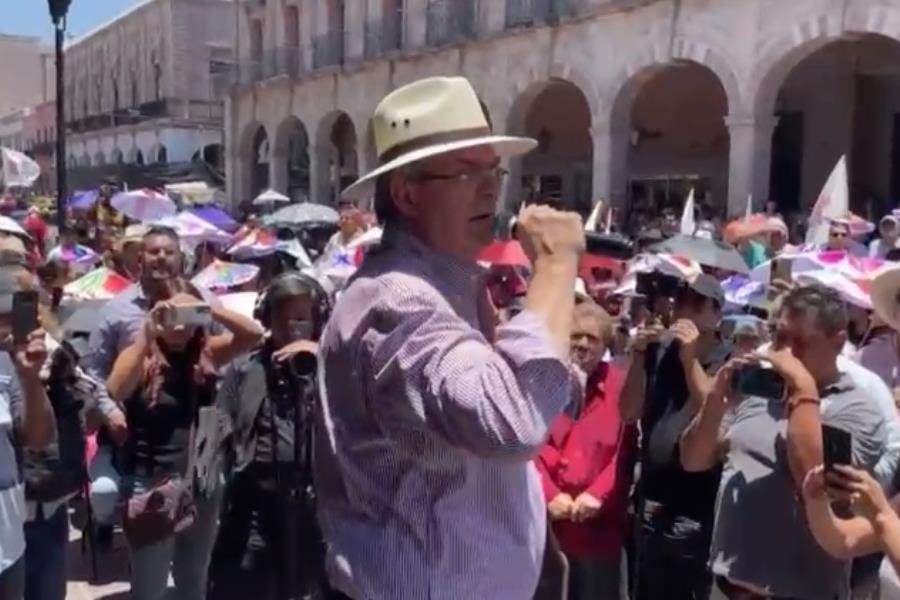 Ebrard promete mejorar seguridad en Guanajuato con su programa A.N.G.E.L