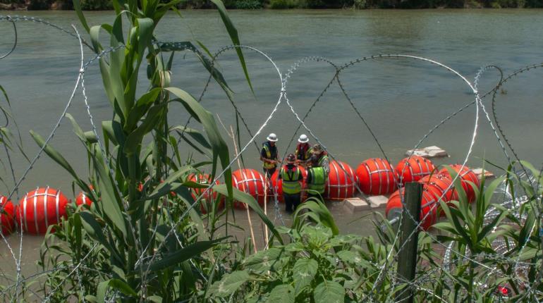 México envía nota diplomática a EE.UU. por instalación de boyas en el Río Bravo