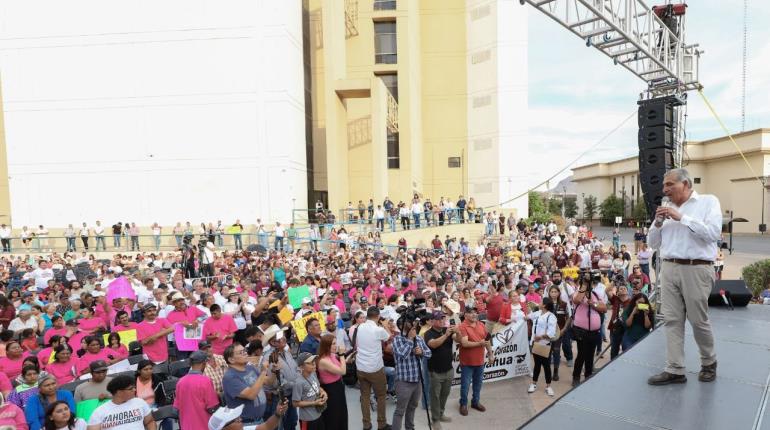 Oposición no detendrá la revolución de conciencias, asegura Adán Augusto en Chihuahua