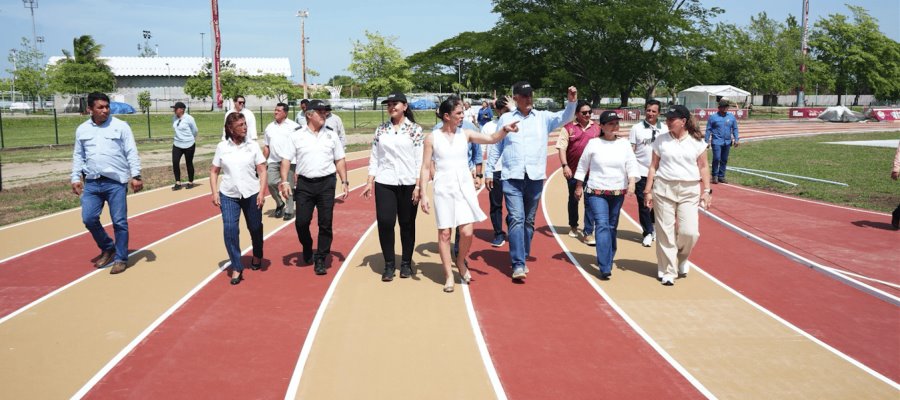 Inauguran nueva pista de atletismo de Olimpia XXI; costó 35.6 mdp