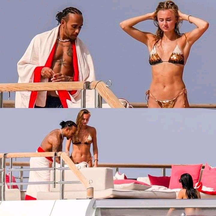 Captan a Eíza González junto a Hamilton en un yate en Ibiza