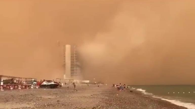 Tormenta de arena azota municipios de Sonora