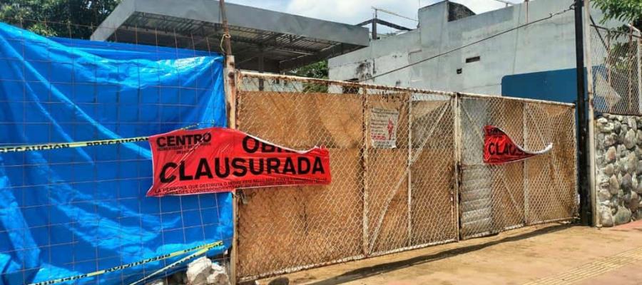 Clausura Centro obra de gasera en Primero de Mayo, pese a ello la construcción continúa