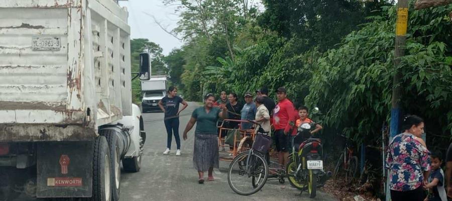 Detonaciones de SINOPEC desatan bloqueos en comunidades de Cunduacán