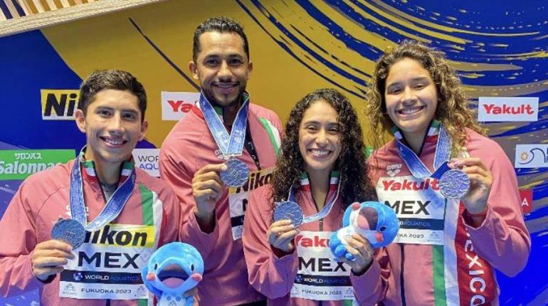 ¡Récord histórico! México logra por primera vez 7 medallas en Mundial de Natación