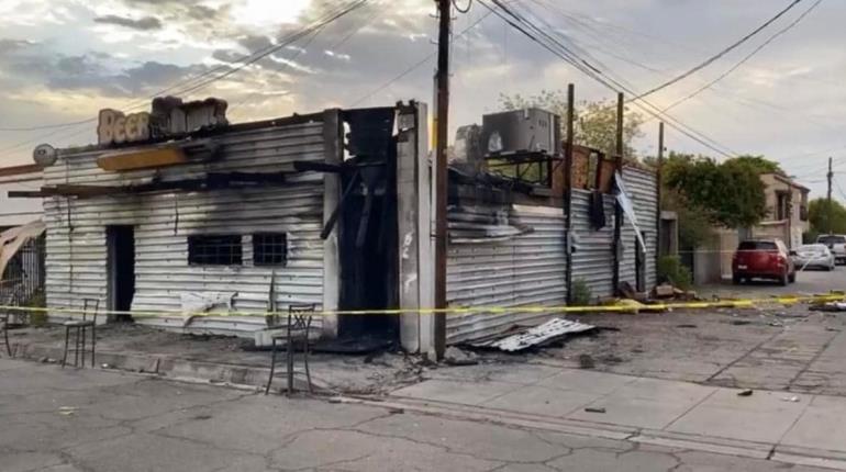 Bar incendiado operaba de forma clandestina, confirma Gobierno de Sonora