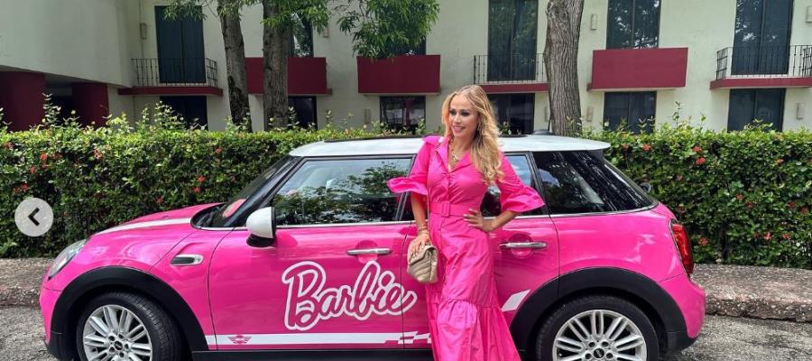 Diputada Karla Rabelo se suma a la "Barbiemania" con peculiar foto