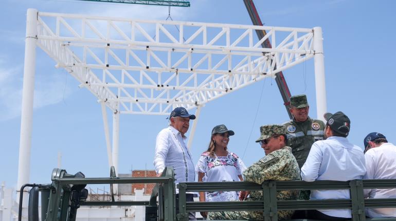 Supervisa AMLO construcción del nuevo aeropuerto de Tulum; supera el 55% de avance